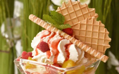 Pfirsich Melba